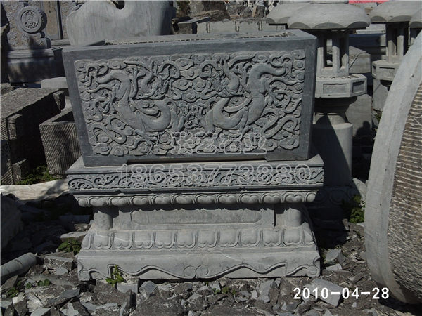 青石石雕花缸價格