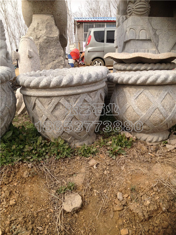 石雕花盆加工廠家