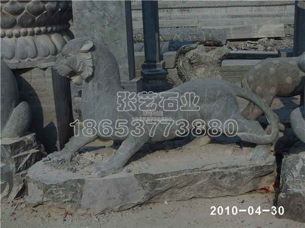 石雕動物青石老虎