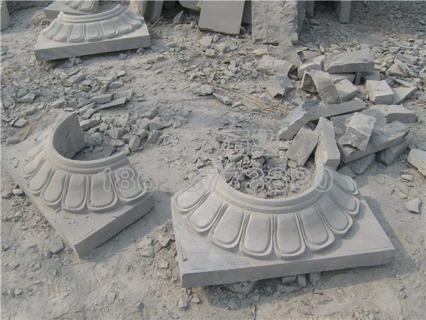 設計仿古抱柱石，抱鼓石，包柱石