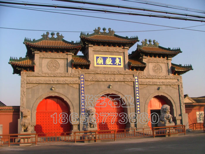 石雕牌坊的工藝傳承