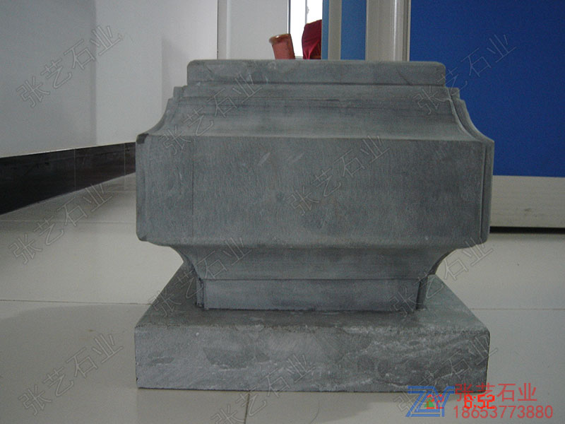 青石方形柱礎石-柱基石加工